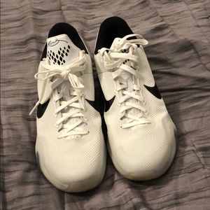 White Kobe Nike shoes